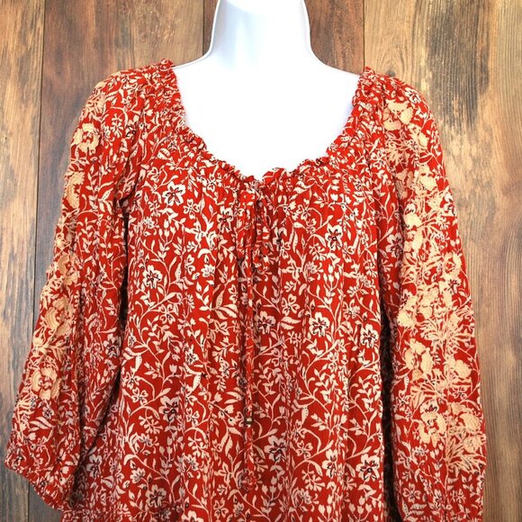 Nostalgia Women's Floral Blouse L - Picture 2 of 5